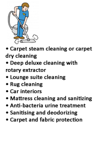 Carpet steam and dry cleaning in Bendigo and surrounding areas.